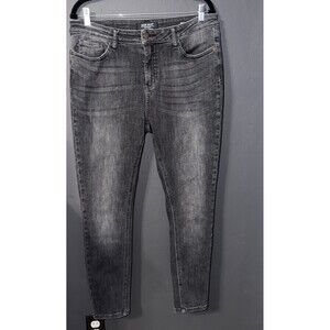 Judy Blue Skinny Fit Jeans Black Wash Women's Size 15/32